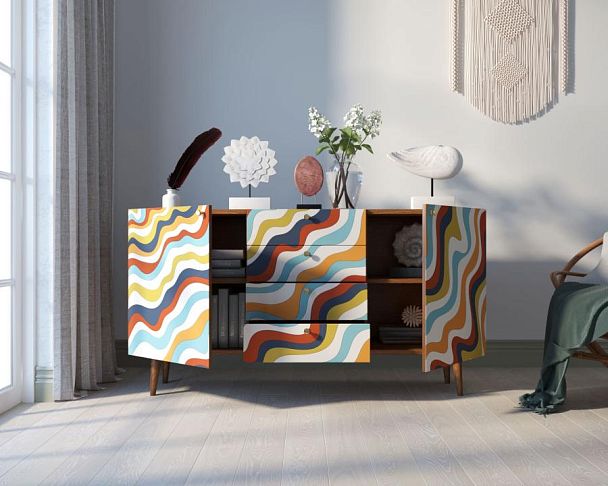 Комод Berber с ящиками принт 21 арт BB14/Print_21 - Вид 2
