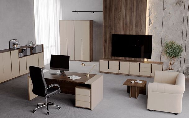 Стол для переговоров Artwood 240x120x75 орех дижон - Вид 8