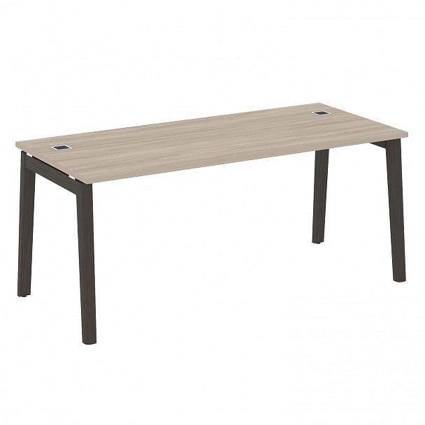 Стол рабочий руководителя "Onix wood direct" OW.SRR-5.8 дуб аттик/дуб темный - Вид 1