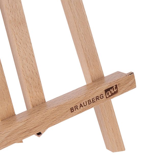 Мольберт настольный из бука 19х16х28 см, высота холста до 30 см, лакированный, BRAUBERG ART CLASSIC, 192253 - Вид 6