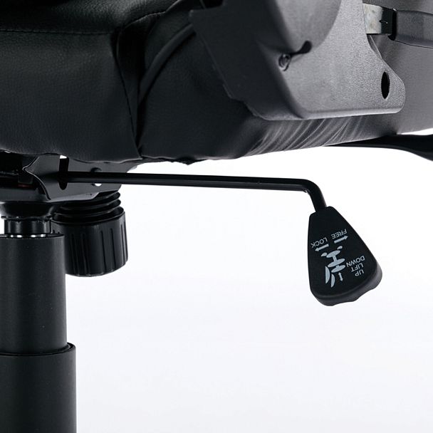 Кресло компьютерное BRABIX "Hunter GM-130", две подушки, экокожа, черное, 532798 - Вид 17