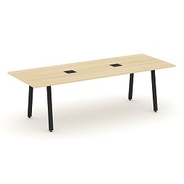 Style Project Direct Direct Стол переговорный SN-6A.SPRG-258 Акация Лорка/Металл Черный 2580*980*750 - Фото предпросмотра