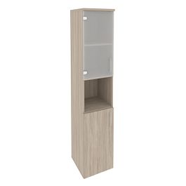 Onix Шкаф высокий узкий левый O.SU-1.4 (L) Дуб аттик 400*420*1977 - Фото предпросмотра