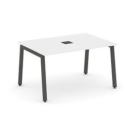 Стайл Проджект Стол переговорный SN-5A.SPRG-001 Белый/Металл Антрацит 980*980*750 - Фото предпросмотра