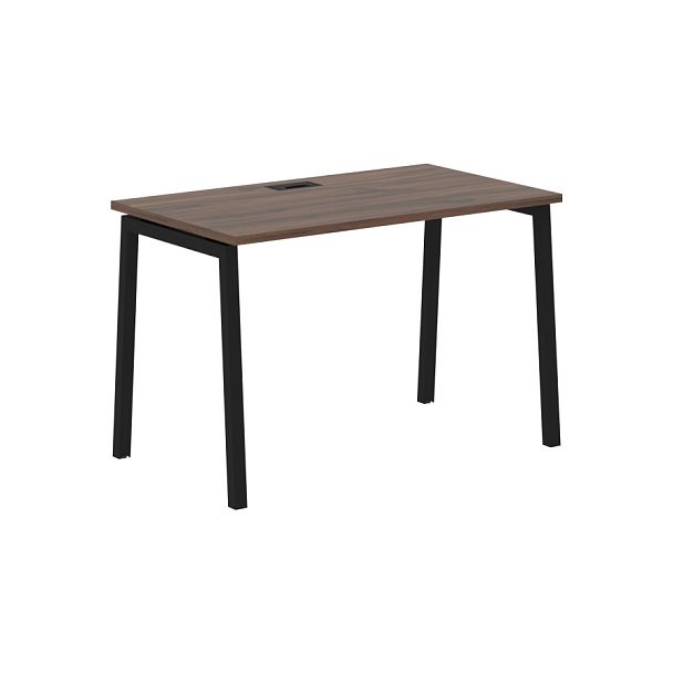 Стол прямой ELST 1167 Дуб Денвер тёмный/Черный 1160х670х750 EDIS - Вид 1