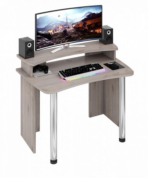 Стол компьютерный Домино Лайт СКЛ-Софт120+НКИЛ120 Нельсон - Вид 2