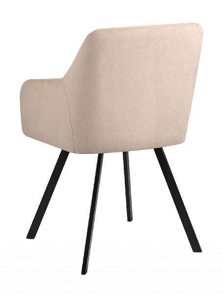 Комплект кресел поворотных Барли, Confetti cream/черный, 4 шт. - Вид 6