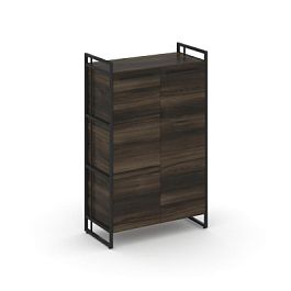 Rift Шкаф 3 ниши широкий RF.SS-31 Дуб Мали/Металл Черный 798*396*1286 - Фото предпросмотра