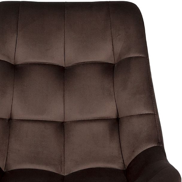 Комплект полубарных поворотных стульев Эйден, Confetti coffee/черный, 2 шт. - Вид 8