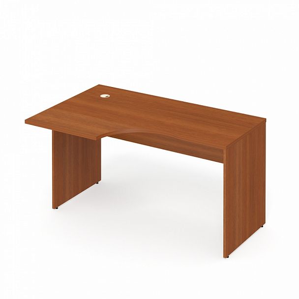 Стол эргономичный "Система-M" ПК-ССМ-СТЭ140х90Л-В1-35 миланский орех светлый - Вид 1