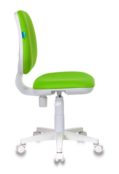Кресло детское Бюрократ CH-W213 салатовый TW-18 крестов. пластик пластик белый - Вид 2