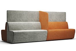 Модульный диван Utah Twin с высокой спинкой (Utah art.12) - Фото предпросмотра