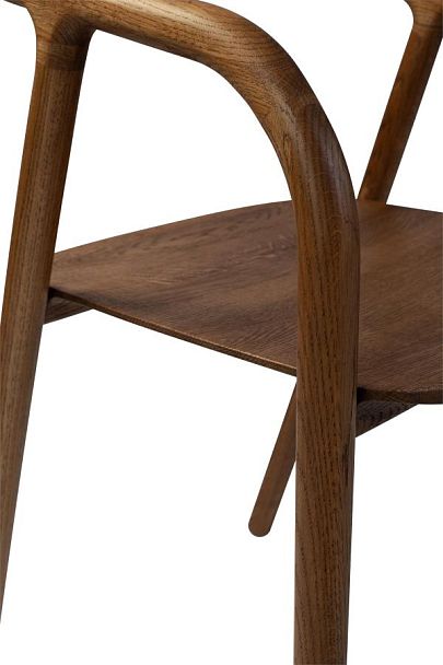 Кресло деревянное из массива дуба Соул Дуб темный - Вид 9