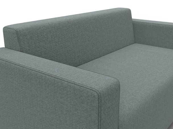 Диван прямой Лига-093 ВН Рогожка серый - Вид 4