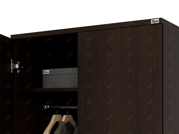 ЛАЙТ / LIGHT RLG044-70x55 Гардероб 70x55x183 Венге - Вид 2