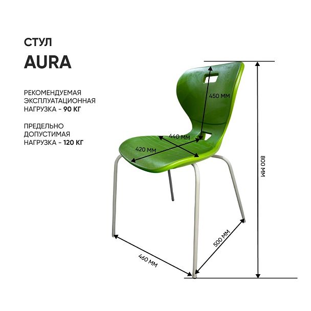 Стул пластиковый Aura - Вид 2