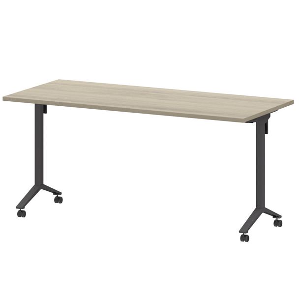 Стол мобильный складной МБ25-160.70 Кронберг/Антрацит 1600x700x750 Моби - Вид 1