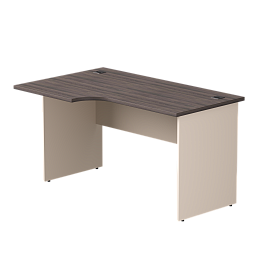 Стол эргономичный левый Everprof EVO опоры ЛДСП 1380х670(870)x755 мм Дуб Пасадена/Кашемир - Фото предпросмотра