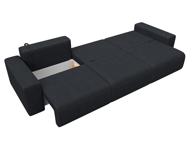 Диван прямой Лига-036 НПБ Классик Лонг Искусственная замша серый - Вид 9