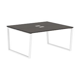 Стол 2-х местный EVWST 1513 Мокко/Белый 1560х1346х750 EDIS - Фото предпросмотра
