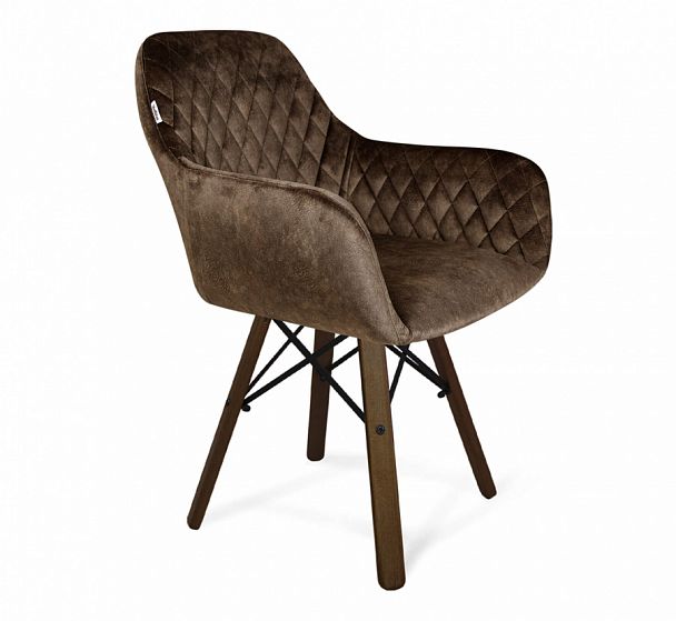 Стул Sheffilton SHT-ST38/S70 коричневый трюфель/темный орех/черный - Вид 1