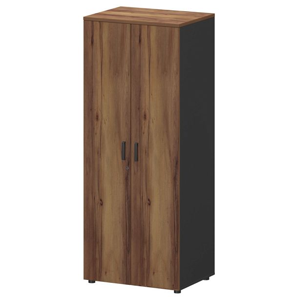 Шкаф для одежды СМШ-58-6ШД Тип2 Графит/Таксония 792x594x1990 Смарт - Вид 1