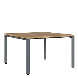 Стол для переговоров Zion Light 120x123,6x75 дуб крафт золотой - Фото предпросмотра