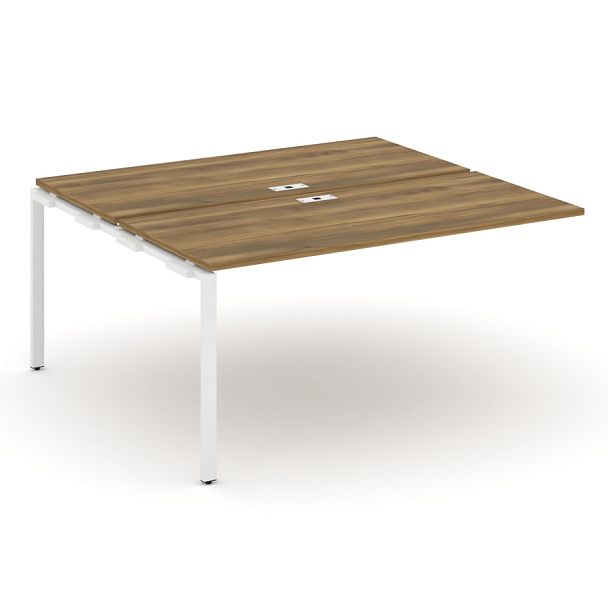 Concept Двойной наборный элемент рабочей станциии CN.DNRS-004 Сандал Янтарный/Металл Белый 1580*1480*750 - Вид 1