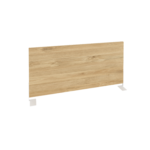 Onix Экран боковой (ЛДСП) O.EKR-80 Тиквуд светлый/Белый металл 800*370*18 - Вид 1