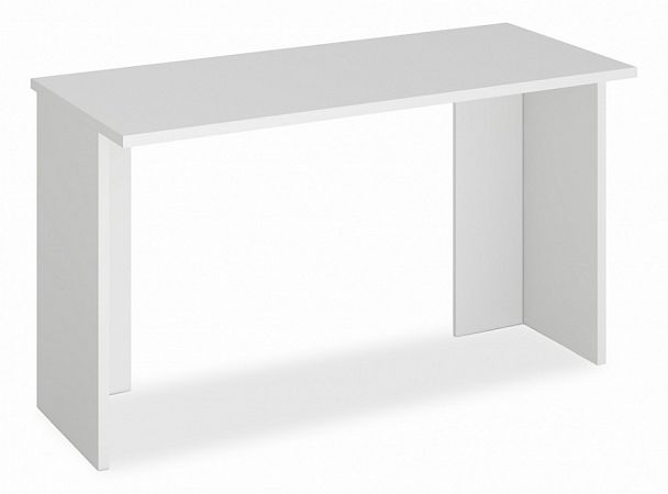 Стол офисный Домино Лайт СКЛ-Прям130 Белый - Вид 1