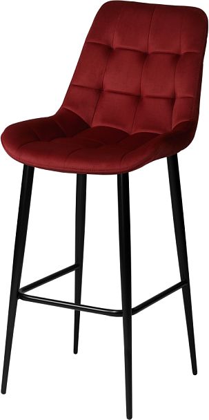 Комплект барных стульев Эйден, Confetti bordo/черный, 4 шт. - Вид 1