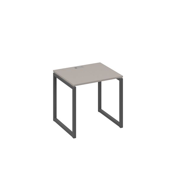 Стол письменный на металлокаркасе QUATTRO A4 А4 Б4 011 БП мокко премиум / металлокаркас антрацит - Вид 1