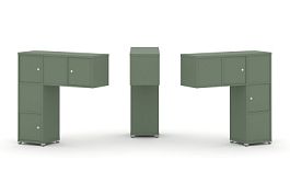 Concept Надставка низкая CN.DNN-007 Кобо/Металл Белый 1099*365*1130 - Фото предпросмотра