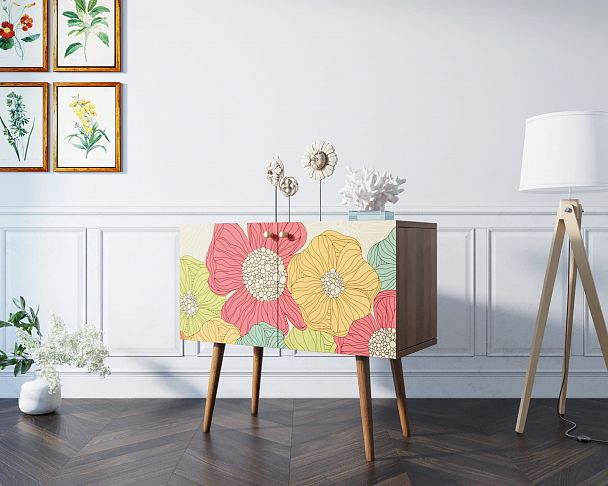 Комод на высоких ножках "Berber" малый принт 5 - Вид 6