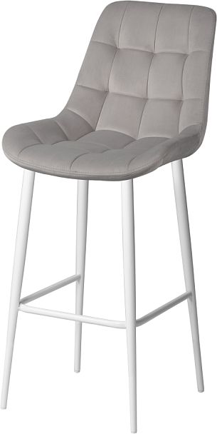 Барный стул Эйден, Confetti silver/белый - Вид 1