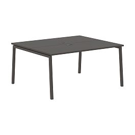 Стол 2-х местный ELWST 1513 Мокко/Мокко 1560х1346х750 EDIS - Фото предпросмотра