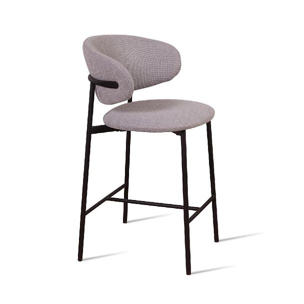 Стул полубарный Adele, рогожка wellton 912, серый - Вид 11