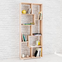 Стеллаж Ромео-8 (800*1900*250) дуб сонома - Фото предпросмотра