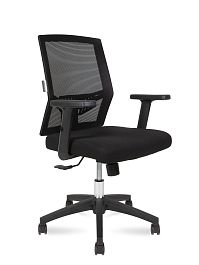 Кресло Торонто LB / черный пластик / черная сетка / черная ткань - Фото предпросмотра