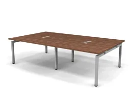 EUROPE/ЕВРОПА RE024-276х160 Прямоугольный конференц-стол 2760x1600x750 Орех Вармия - Фото предпросмотра