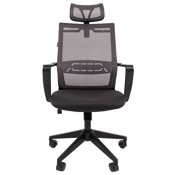 Кресло CHAIRMAN 545, ткань/сетка, серый - Вид 3