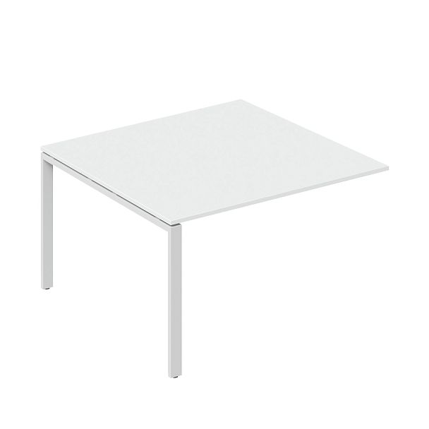 Удлинитель стола для переговоров Trend 120x123,6x75 белый - Вид 1