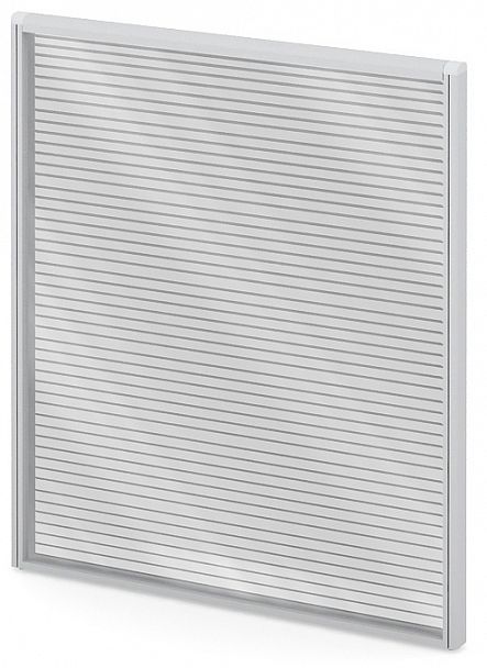 Модуль сплошной "Мобильные офисные перегородки «Логика»" ПК-ЛГ-МДС138х120Ж-В1-50 прозрачный - Вид 1