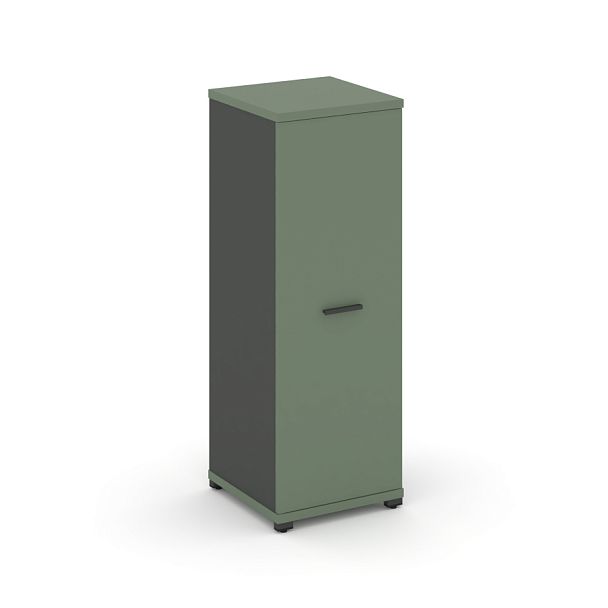 Concept Шкаф 1 узкая секция, 3 ниши CN.STU.E-316 A Кобо/Антрацит/Металл Антрацит 420*420*1186 - Вид 1