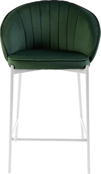 Полубарный стул Миэль зеленый/белый - Вид 2