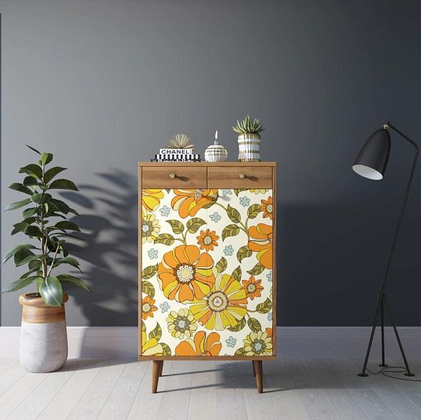 Комод Berber два ящика и дверки 47 принт арт BB46/Print_47 - Вид 5