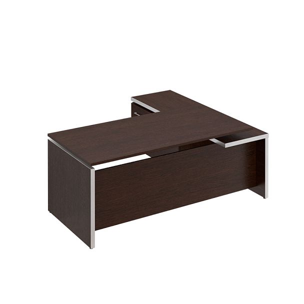 Стол руководителя с брифинг приставкой боковой левой - Вид 1