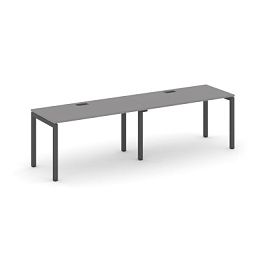 Стайл Проджект Рабочая станция односторонняя SN-5P.ORS-001 Серый Пепел/Металл Антрацит 1960*600*750 - Фото предпросмотра