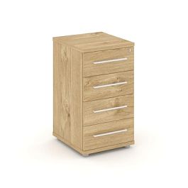 Rift Тумба приставная RF.TPR-001 Тиквуд Светлый/Металл Белый 416*460*747 - Фото предпросмотра