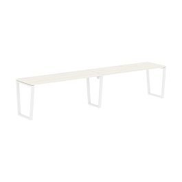 Стол 2-х местный EVWST 3567 Ясень Траун/Белый 3526х670х750 EDIS - Фото предпросмотра